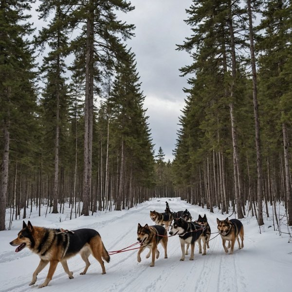 Peut-on louer une maison de vacances en Suède avec des excursions en traîneau à chiens et des ateliers de sculpture sur bois?