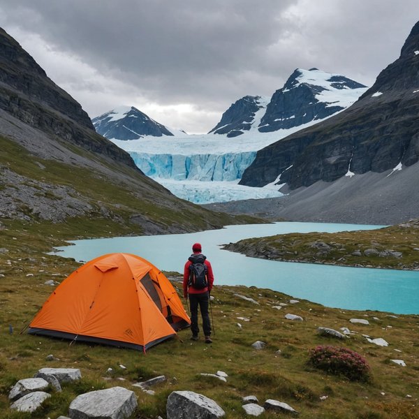 Comment organiser un camping pour une expédition de randonnée en région de glaciers?